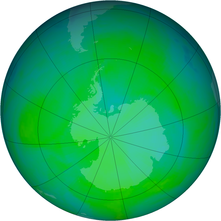 Ozone Map 1986-12-09